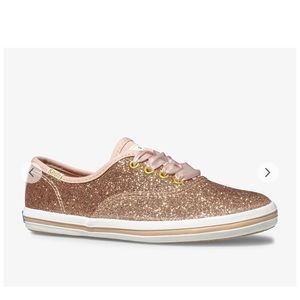 Big Kid's Keds x kate spade new york Champion Glitter Sneaker Size 11